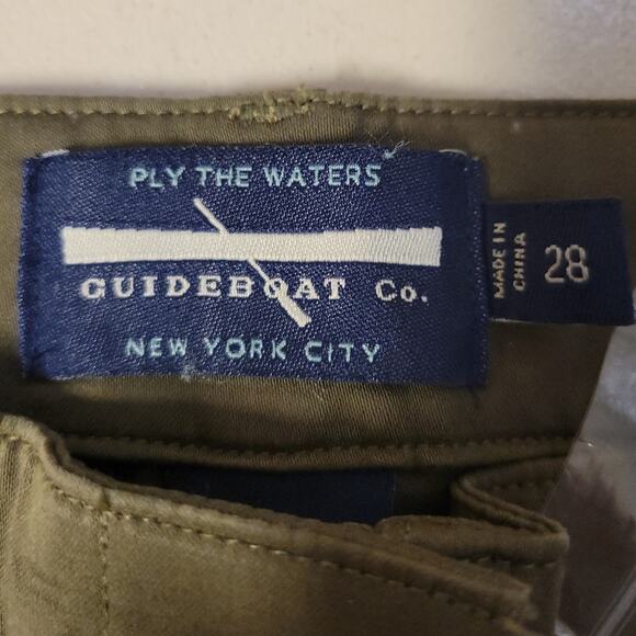 NWOT Army Olive Green Denim Pants Ankle Zipper Grunge Minimalist Utility - 28 - Picture 6 of 8